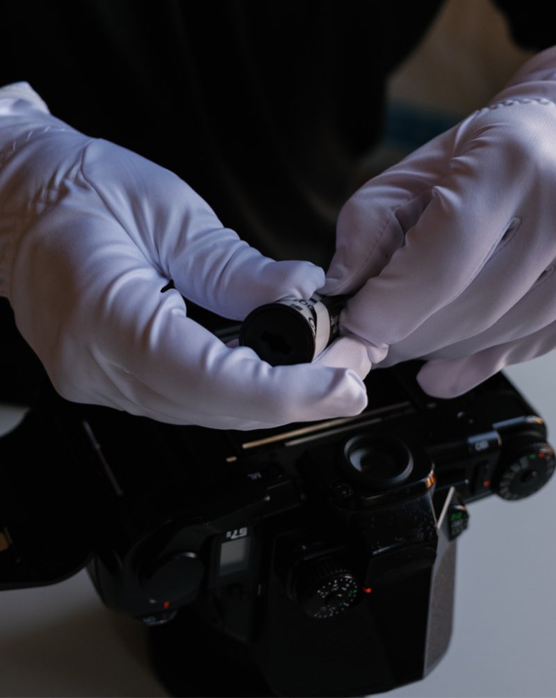 Film in Kamera einspeisen